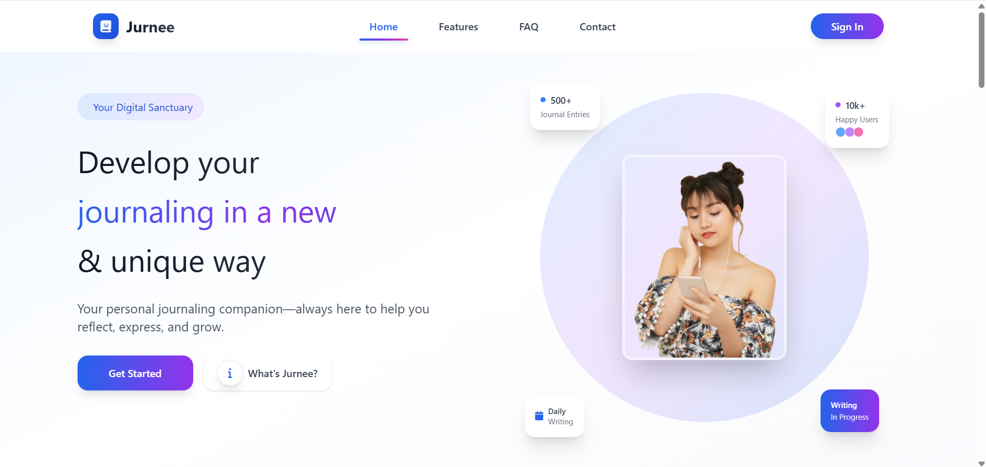 Jurnee Web App