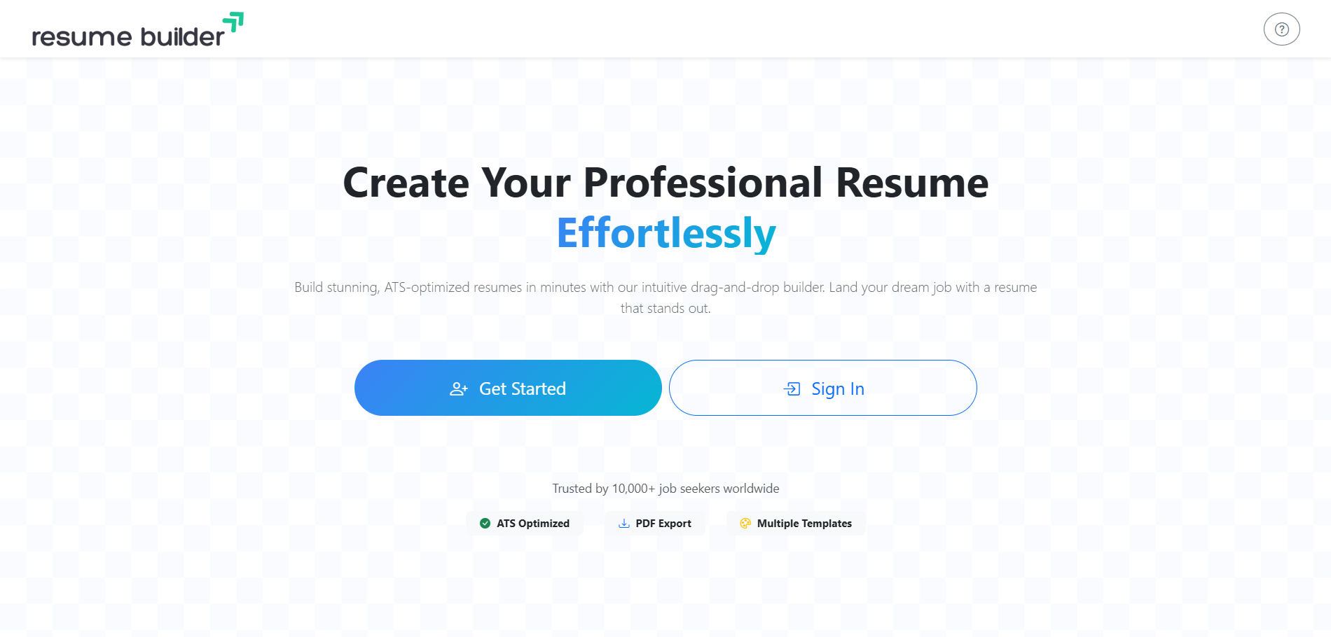 Resume Builder